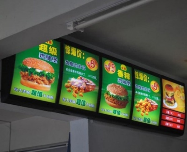 點餐燈箱